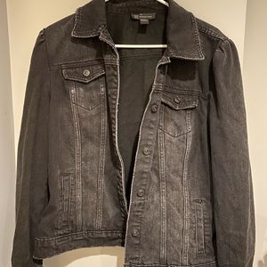 Vintage Black Denim Jacket